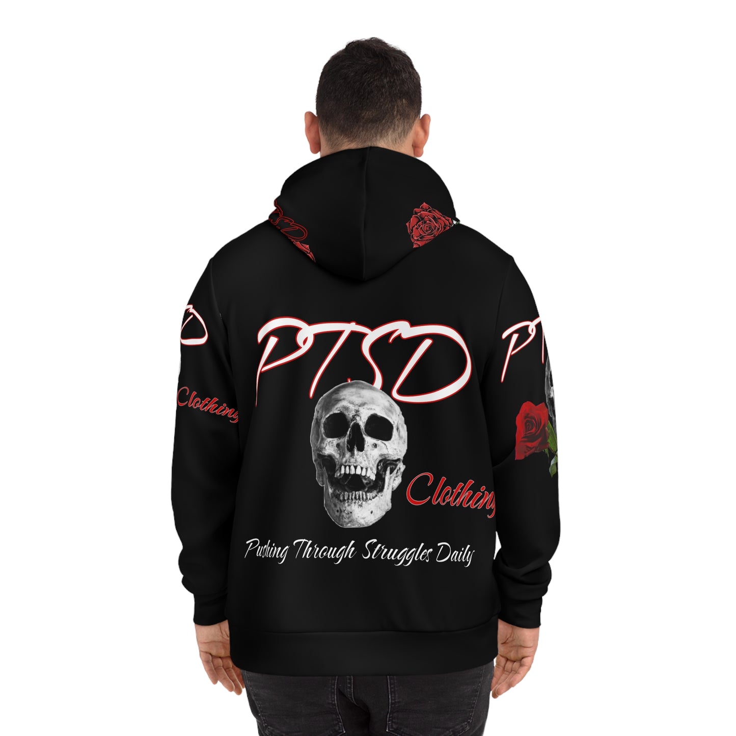 P.T.S.D Skull hoodie