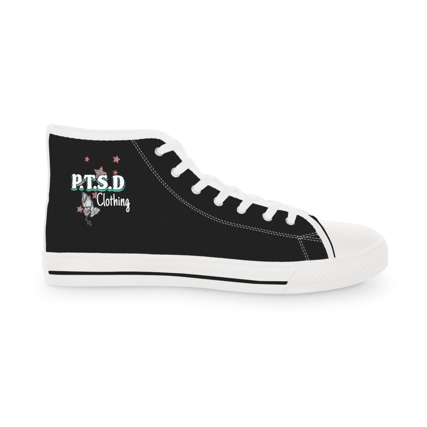 Copy of White Star P.T.S.D Men's High Top Sneakers