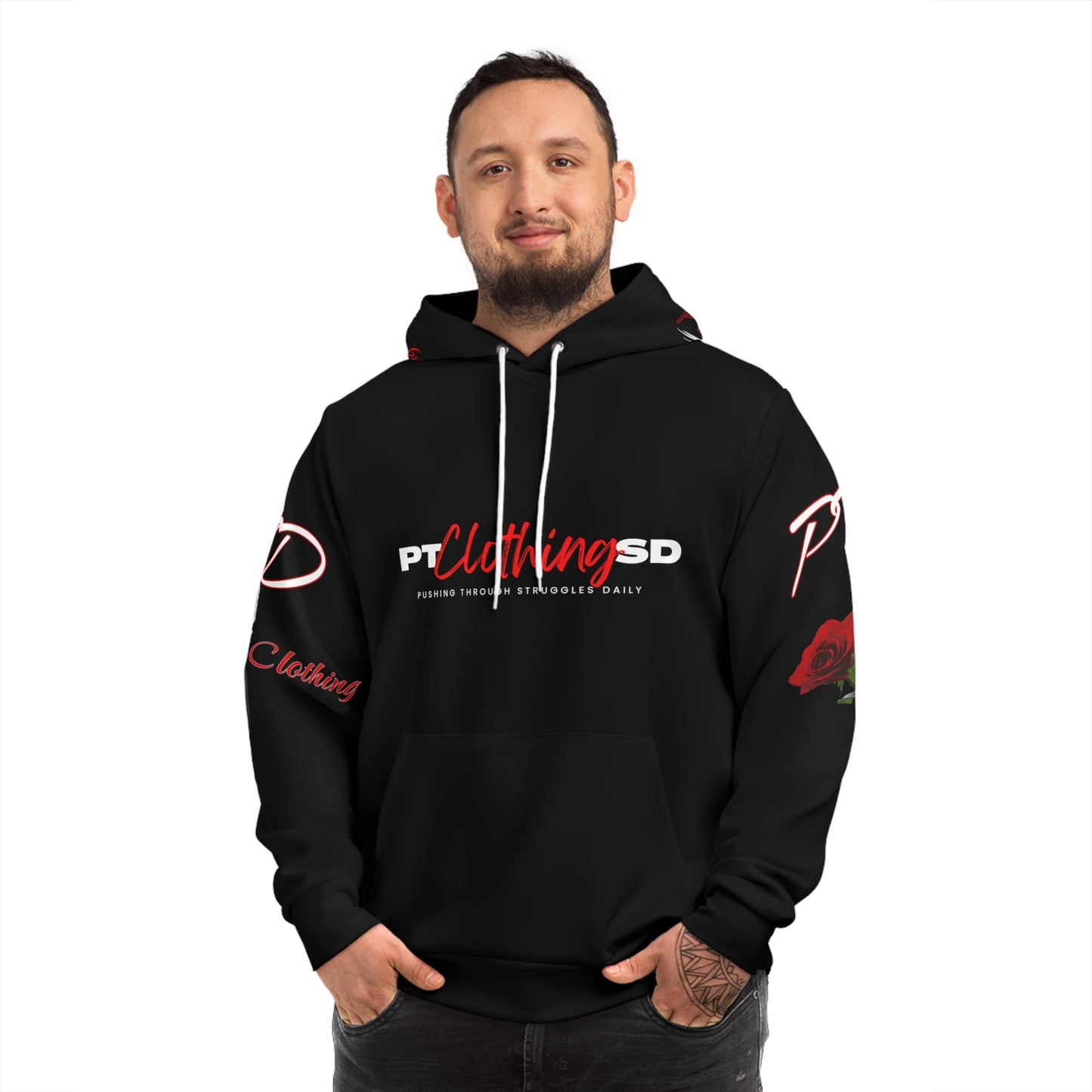 P.T.S.D Skull hoodie