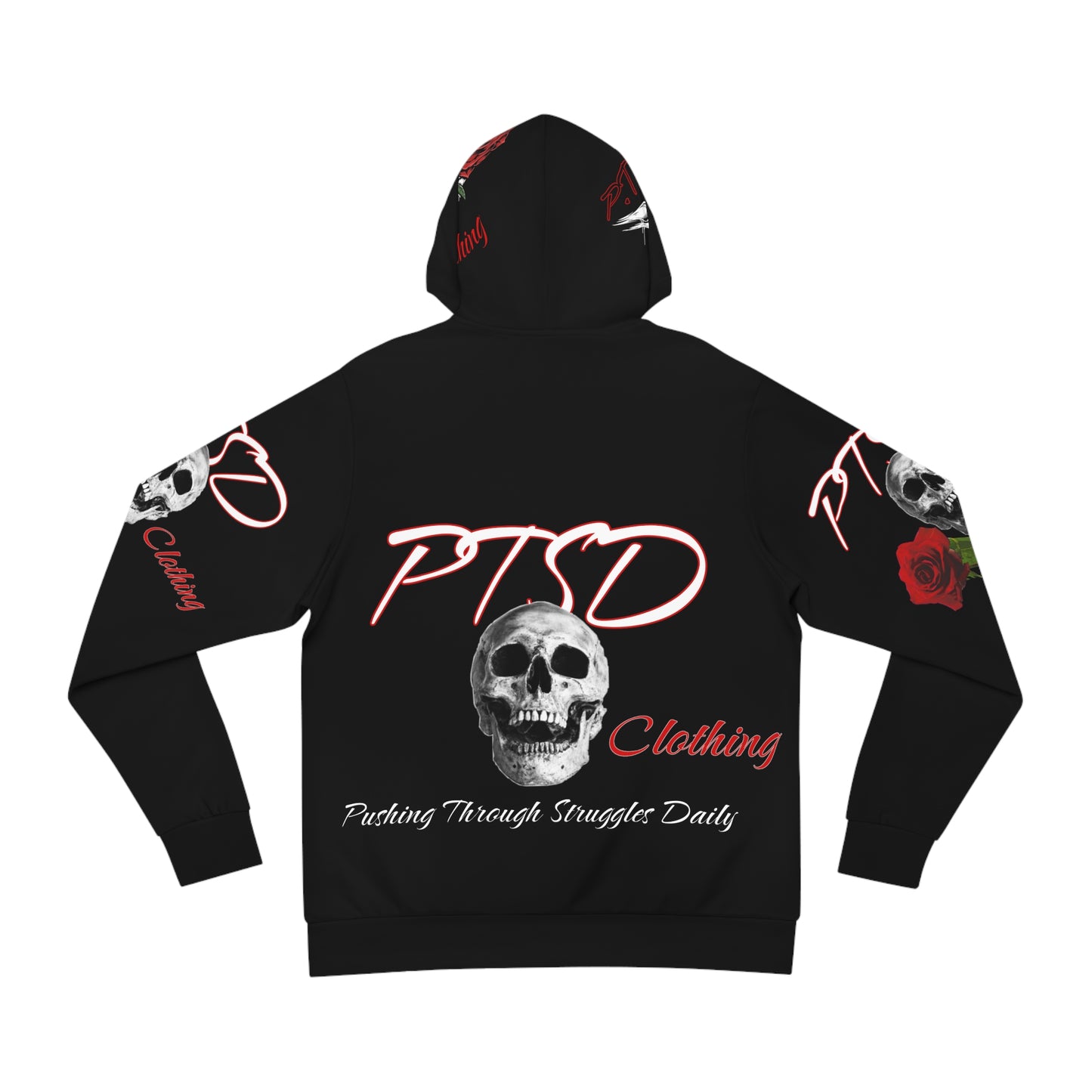 P.T.S.D Skull hoodie